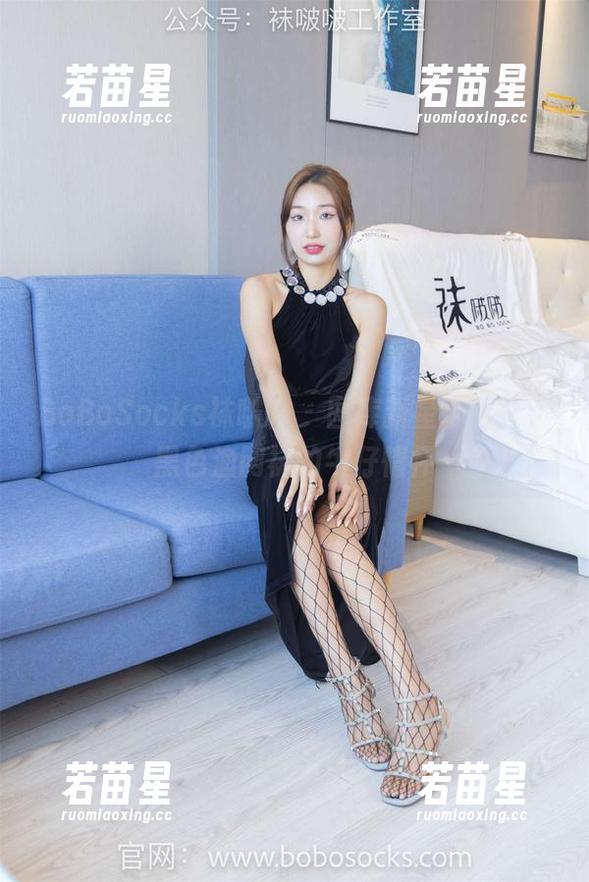 BoBoSocks袜啵啵-小甜豆 BoBoSocks袜啵啵 - 图库新星小甜豆,黑色渔网袜的牛仔情怀