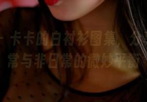 PANS – 卡卡的白衬衫图集，分享一下日常与非日常的微妙平衡