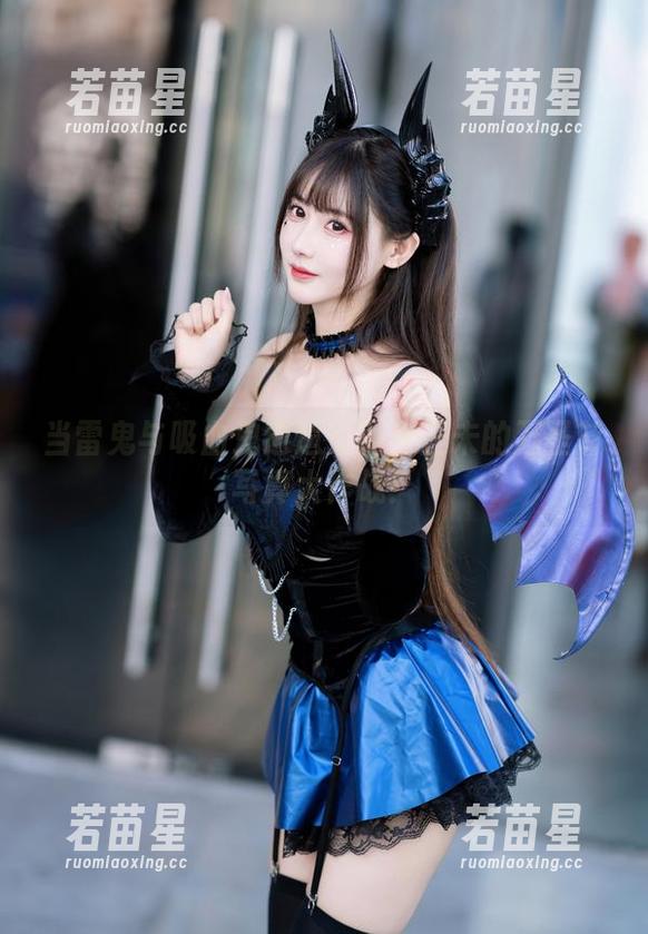 羽生三未 当雷鬼与吸血鬼邂逅:羽生三未的万圣节写真大作战!
